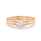 0.37CTW Oval Cut Natural Diamond Antique Engagement Ring  customdiamjewel 10 KT Solid Gold Rose Gold VVS-EF