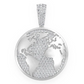 1.33CTW Globe World Diamond Pendant