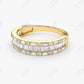 0.85CTW Lab Grown Baguette Diamond Wedding Band  customdiamjewel   