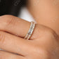 0.85CTW Baguette Cut Natural Diamond Half Eternity Wedding Band  customdiamjewel   