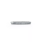 0.17 CTW Natural Diamond Half Eternity Ring  customdiamjewel 10KT White Gold VVS-EF