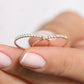0.15CTW Round Cut Yellow Gold Minimalist Natural Diamond Band  customdiamjewel   