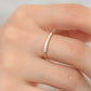 0.15CTW Round Cut Yellow Gold Minimalist Natural Diamond Band  customdiamjewel   