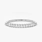 0.15CTW Round Cut Yellow Gold Minimalist Natural Diamond Band  customdiamjewel 10KT White Gold VVS-EF