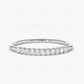 0.15 CTW Lab Grown Diamond Stackable Wedding Band  customdiamjewel 10KT White Gold VVS-EF