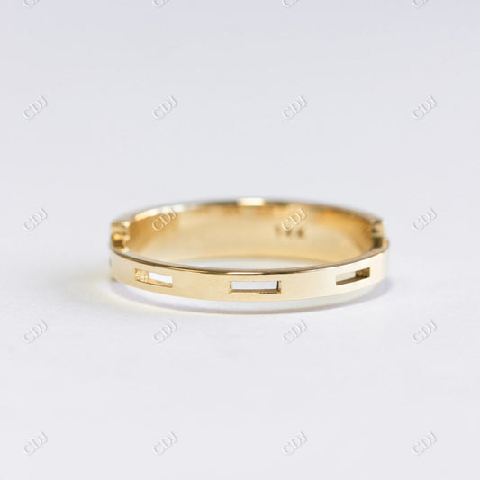 Modern Antique Designer Simple Engagement Ring  customdiamjewel 10KT Yellow Gold VVS-EF