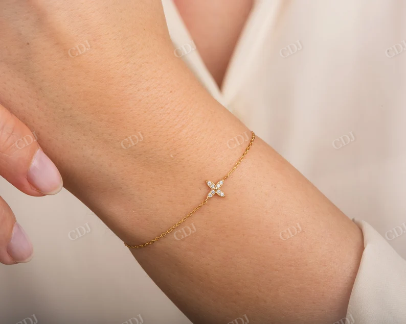 Dainty Diamond Bracelet  customdiamjewel   
