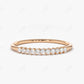 0.15 CTW Lab Grown Diamond Stackable Wedding Band  customdiamjewel 10KT Rose Gold VVS-EF
