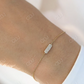 0.11CTW Moissanite Bar Diamond Bracelet  customdiamjewel   