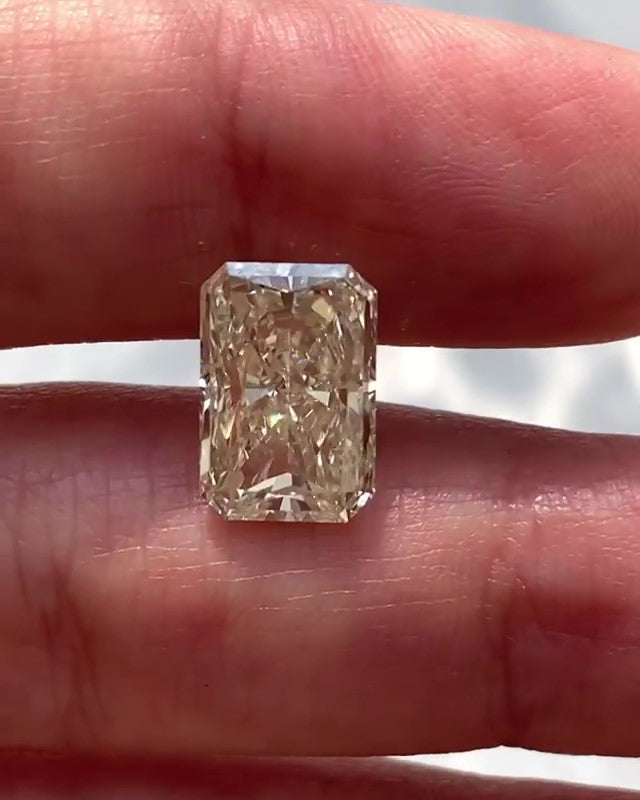 2.20CT Radiant cut Colorless Loose Moissanite
