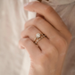 0.14CTW Lab Grown Distance Pave Diamond Wedding Band  customdiamjewel   