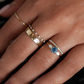 0.14CTW Lab Grown Distance Pave Diamond Wedding Band  customdiamjewel   