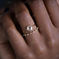 0.14CTW Lab Grown Distance Pave Diamond Wedding Band  customdiamjewel   