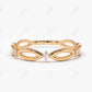 0.09CTW Unique Lab Grow Diamond Wedding Band  customdiamjewel 10KT Rose Gold VVS-EF