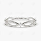 0.09CTW Unique Lab Grow Diamond Wedding Band  customdiamjewel 10KT White Gold VVS-EF