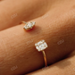 Minimal Baguette Diamond Cuff Wedding Band  customdiamjewel   