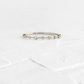 0.14CTW Lab Grown Distance Pave Diamond Wedding Band  customdiamjewel 10KT White Gold VVS-EF