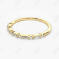 0.30CTW Lab Grown Baguette and Round Half Eternity Diamond Band  customdiamjewel   