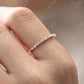 0.30CTW Baguette And Round Cut Natural Diamond Stackable Band  customdiamjewel   