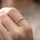 0.30CTW Lab Grown Baguette and Round Half Eternity Diamond Band  customdiamjewel   