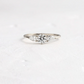 0.3CTW Marquise And Round Cut Moissanite Ring  customdiamjewel   