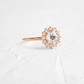 Classic Round Cut Moissanite Halo Setting Ring  customdiamjewel   