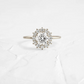 Classic Round Cut Moissanite Halo Setting Ring  customdiamjewel   