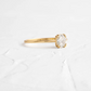 0.50CT Cushion Cut Moissanite Solitaire Ring  customdiamjewel   