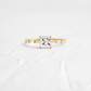Baguette And Princess Cut Moissanite Wedding Ring  customdiamjewel   