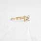 Baguette And Princess Cut Moissanite Wedding Ring  customdiamjewel   