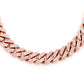 Hip Hop Iced Out Diamond Cuban Chain Necklace  customdiamjewel   