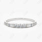 0.23CTW Lab Grown Baguette Unique Diamond Wedding Band  customdiamjewel Sterling Silver White Gold VVS-EF