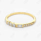 0.23CTW Lab Grown Baguette Unique Diamond Wedding Band  customdiamjewel   