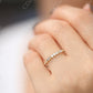 0.23CTW 14k Solid Gold Baguette Cut Natural Diamond Wedding Band  customdiamjewel   