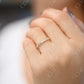 0.23CTW 14k Solid Gold Baguette Cut Natural Diamond Wedding Band  customdiamjewel   