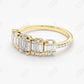 0.71CTW Lab Grown Baguette Diamond Wedding Band  customdiamjewel   