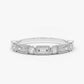0.39CTW Natural Diamond 14k Gold Micro Pave Wedding Band  customdiamjewel 10 KT Solid Gold White Gold VVS-EF