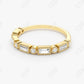 0.39CTW Lab Grown Baguette Diamond Wedding Band  customdiamjewel   