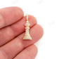 0.66CTW Chess King Diamond Pendant  customdiamjewel   