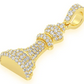 0.66CTW Chess King Diamond Pendant  customdiamjewel   