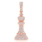 0.66CTW Chess King Diamond Pendant  customdiamjewel   