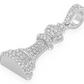 0.66CTW Chess King Diamond Pendant  customdiamjewel   