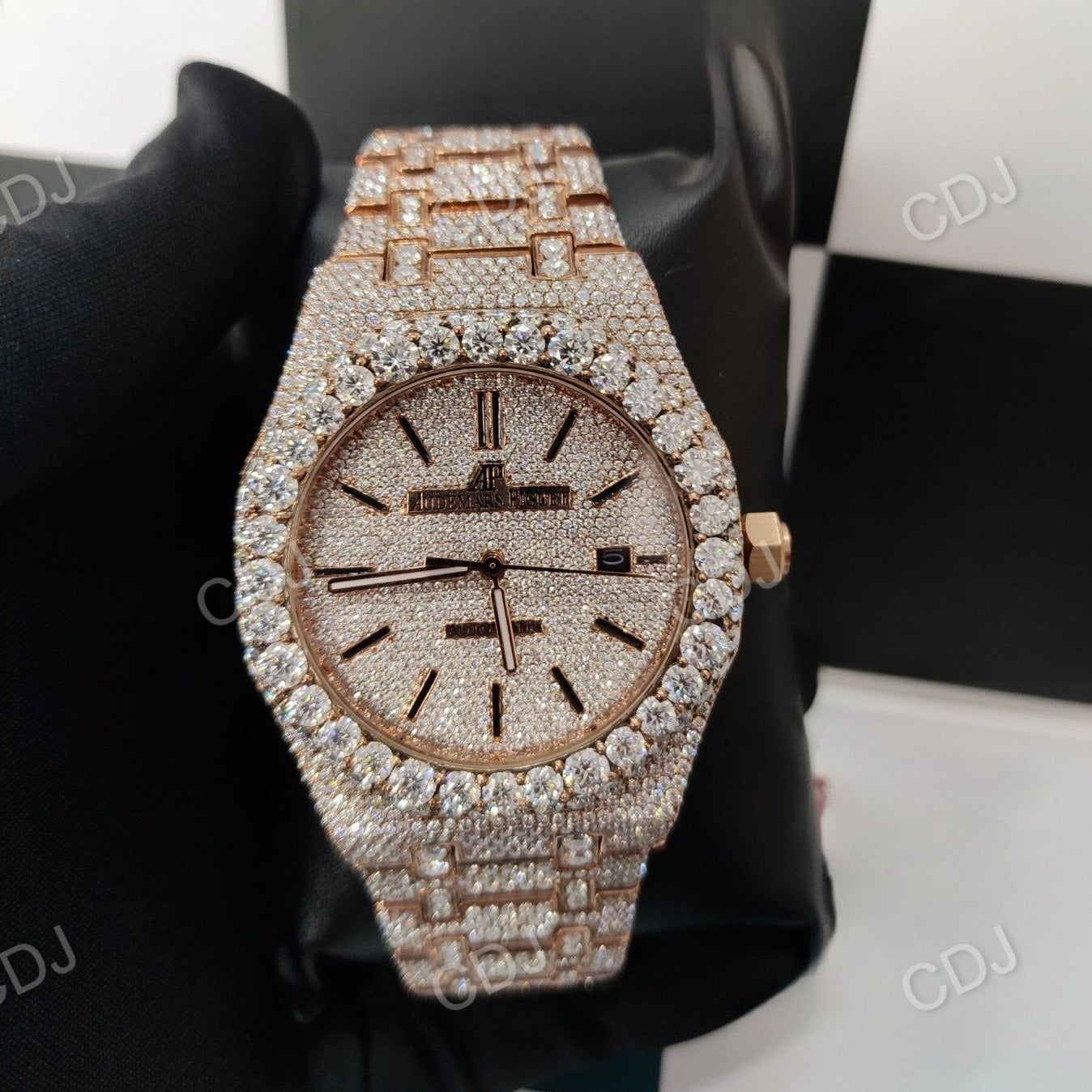 Custom Iced Out Hip Hop Watch customdiamjewel
