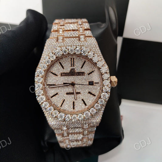 Custom Iced Out Hip Hop Watch customdiamjewel