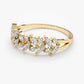 0.50CTW Marquise And Round Cut Natural Diamond Wedding Band  customdiamjewel   