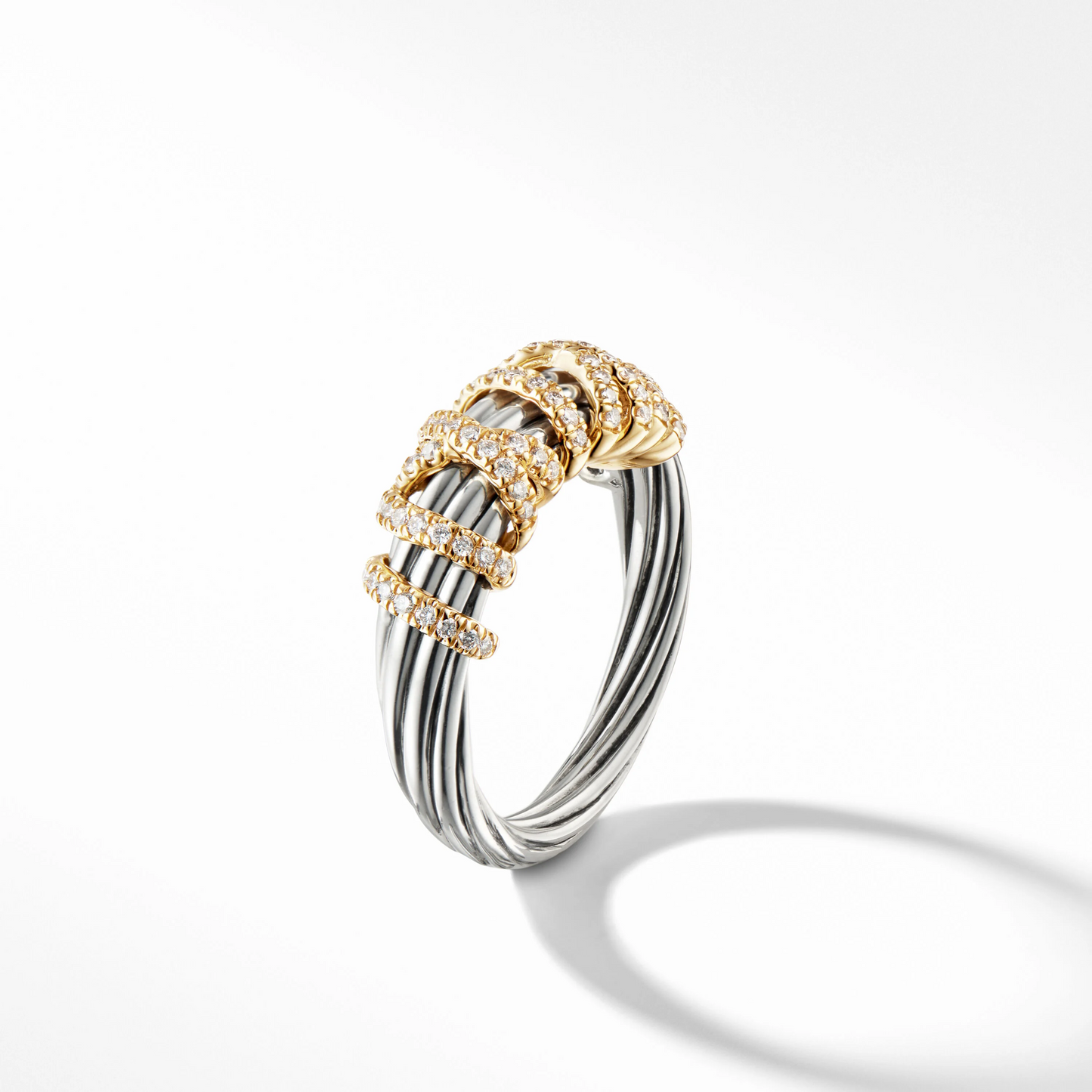 0.33CTW Fancy Pave Natural Diamond Wedding Band  customdiamjewel   