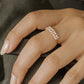 0.50CTW Marquise And Round Cut Natural Diamond Wedding Band  customdiamjewel   