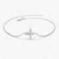 0.21CTW Moissanite Mini Cross Diamond Bracelet  customdiamjewel Sterling Silver White Gold VVS-EF