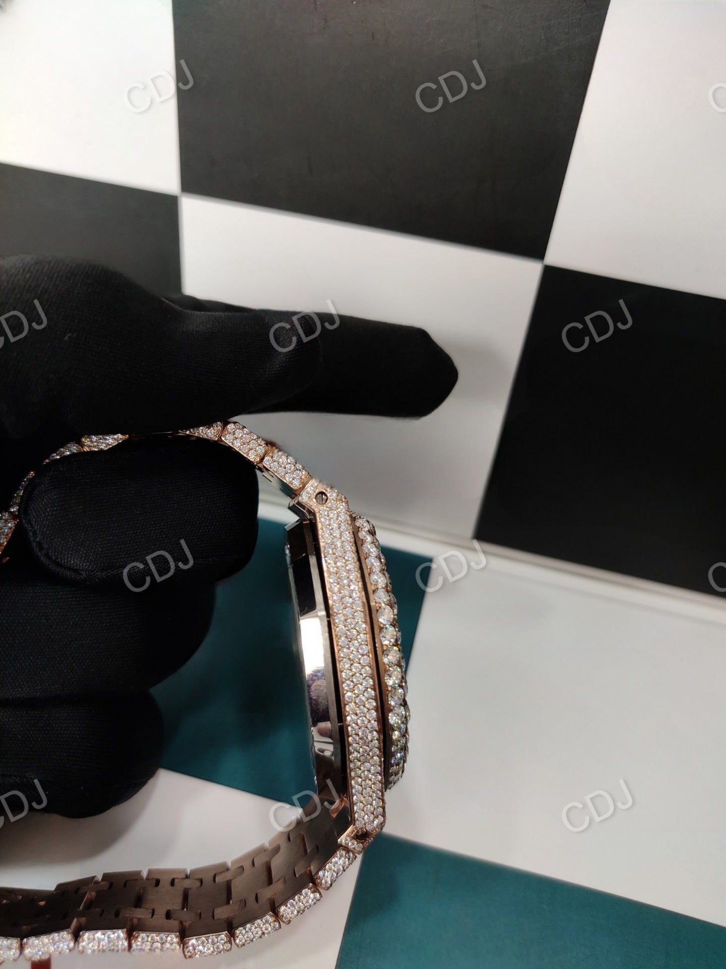 Custom Iced Out Hip Hop Watch customdiamjewel