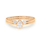 0.31CTW Pear Cut Natural Diamond Bezel Set Antique Engagement Ring  customdiamjewel 10 KT Solid Gold Rose Gold VVS-EF
